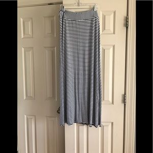 Gap striped maxi skirt